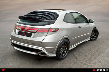 Für Honda Civic MK8 Heckscheiben Jalousie,Windows Louver