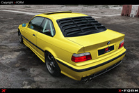 Für BMW E36 Coupe Heckscheiben Jalousie,Windows Louver, Teilegutachten ABS