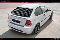 Für BMW E46 Compact Heckscheiben Jalousie,Windows Louver, Teilegutachten ABS