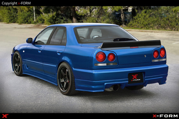 Trunk spoiler for Nissan Skyline R34 Sedan