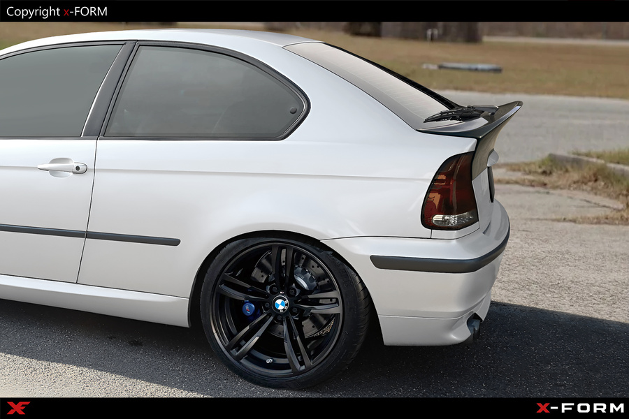 Für BMW E46 Compact Heckspoiler