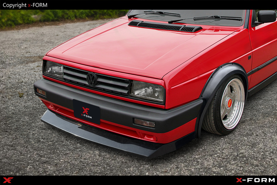 Frontlippe Frontansatz für Volkswagen Golf  II / Jetta II Frontspoiler Lippe