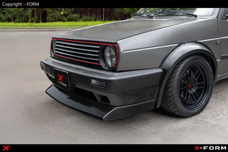 Frontlippe Frontansatz für Volkswagen Golf  II / Jetta II Frontspoiler Lippe