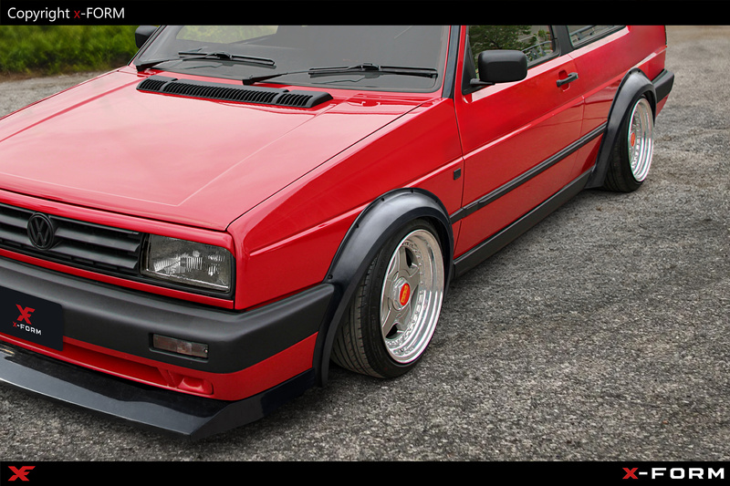 Komplet poszerzeń nadkoli do Volkswagen Golf II / Jetta II
