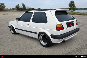 Heckspoiler Spoiler aus ABS plastik passend für VW Golf 2, Rear Spoiler