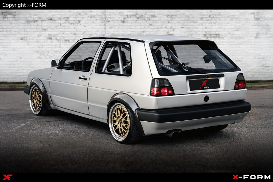 Wheel arch extensions to Volkswagen Golf II / Jetta II
