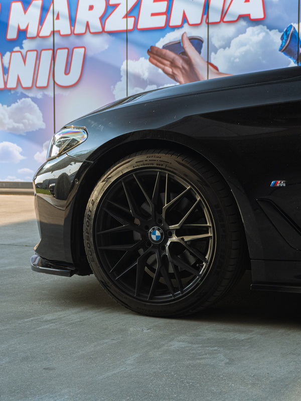 Für BMW G30/G31 M-Paket Facelift Glänzend Schwarz,ABS,Frontansatz, Lippe,Spoiler