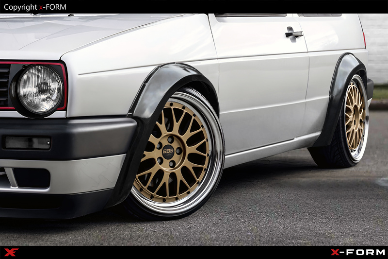 Komplet poszerzeń nadkoli do Volkswagen Golf II / Jetta II