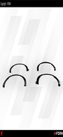Wheel arch extensions to Volkswagen Golf II / Jetta II