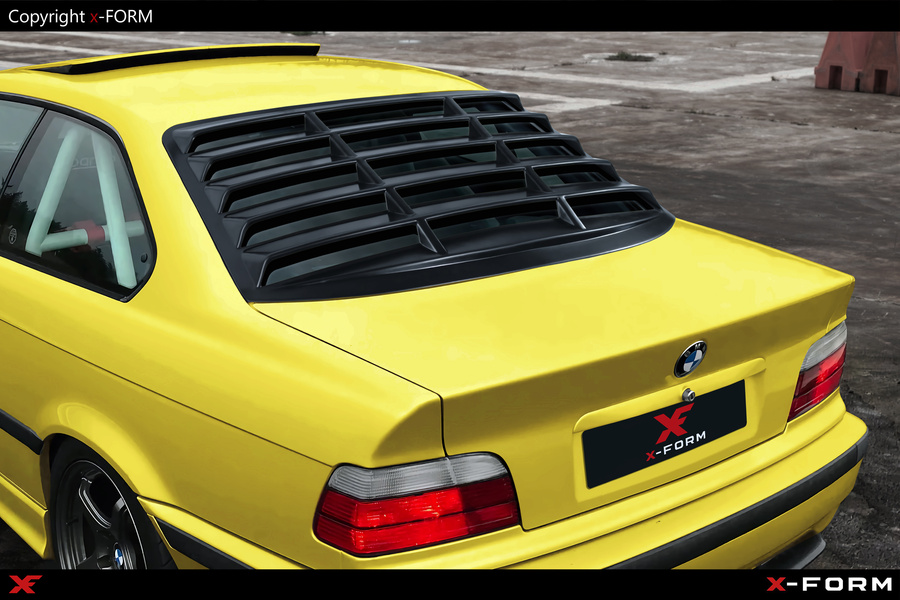 Für BMW E36 Coupe Heckscheiben Jalousie,Windows Louver, Teilegutachten ABS